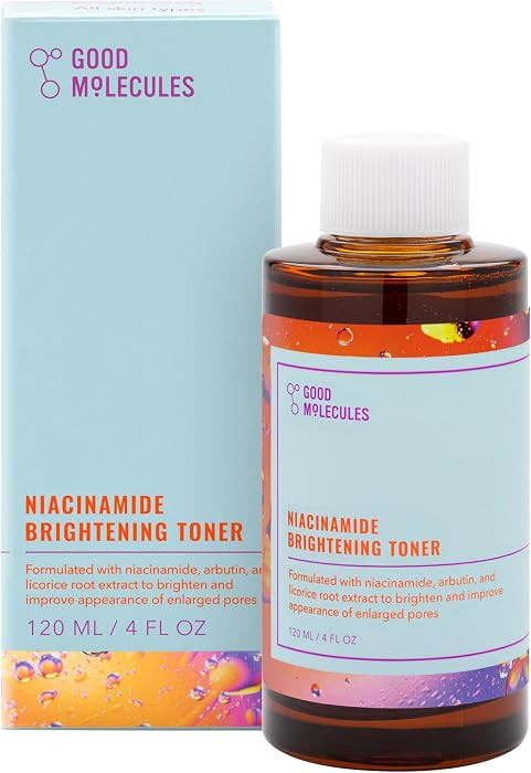 Good Molecules Niacinamide Brightening Toner - Toner for Face with Niacinamide and Arbutin for Sk... | Amazon (US)