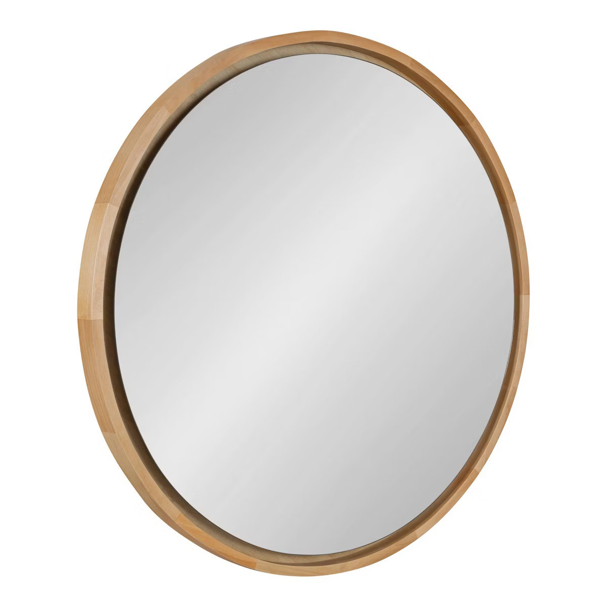 30" Evans Round Wall Mirror Natural - Kate & Laurel All Things Decor | Target