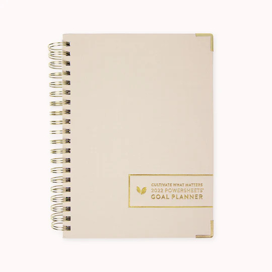 2022 One-Year PowerSheets® Goal Planner | Cultivate What Matters 
