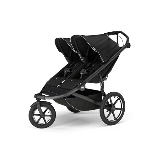Thule Urban Glide 3 Double Child All-Terrain Stroller, Lightweight, Air-Filled Tires & Suspension, Integrated Hand Brake | Amazon (US)