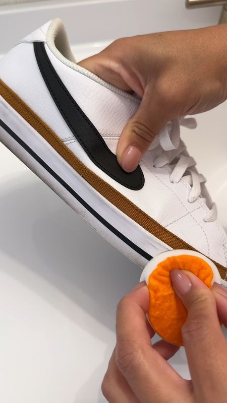 These sneaker erasers from Amazon work so well! I like to keep one in my purse just in case I get any scuffs 

Shoe cleaner | Amazon shoe cleaner | Nike court legacy | Nike 

#LTKVideo #LTKShoeCrush #LTKStyleTip