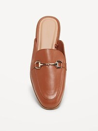 Faux-Leather Loafer Mule Shoes | Old Navy (US)