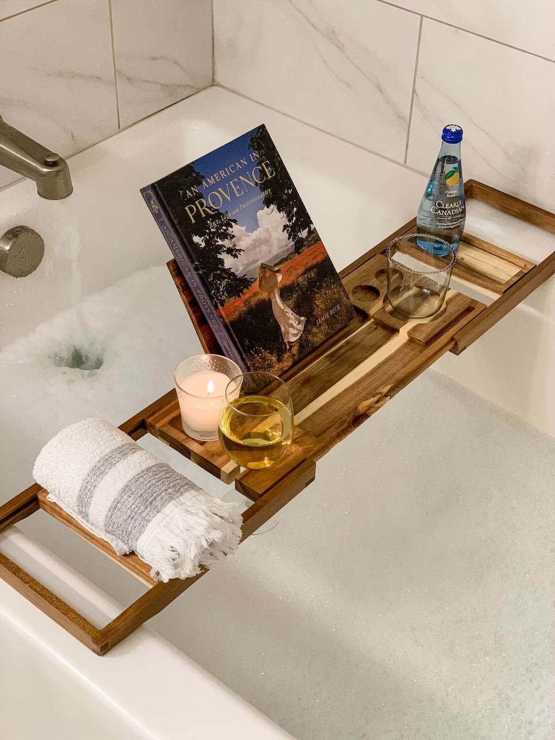 Handmade Wooden Bathtub Tray Premium Quality Bathtub Caddy Bathtub Book Holder Gifts for Her Gift... | Etsy (US)
