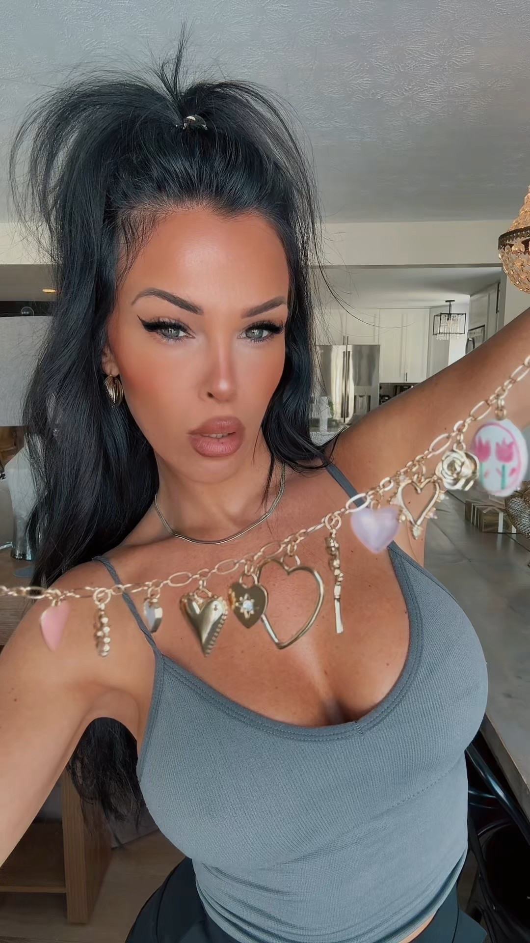 Omg! This Pink Lilly Charm Necklace is such a statement piece and absolutely beautiful! #charmnecklace #pinklily #statementnecklace #tiktokshopcreatorpicks #qualityjewelry 

#LTKGiftGuide #LTKootd #LTKHoliday