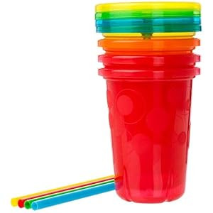 The First Years Take & Toss Straw Cup, Boy, 10 oz, Multicolor, 4 Count | Amazon (US)