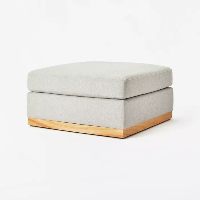 Woodland Hills Modular Sectional Ottoman Light Gray - Threshold&#8482; designed with Studio McGee | Target