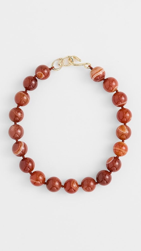 Madewell Oversized Stone Bead Choker Necklace | Shopbop | Shopbop
