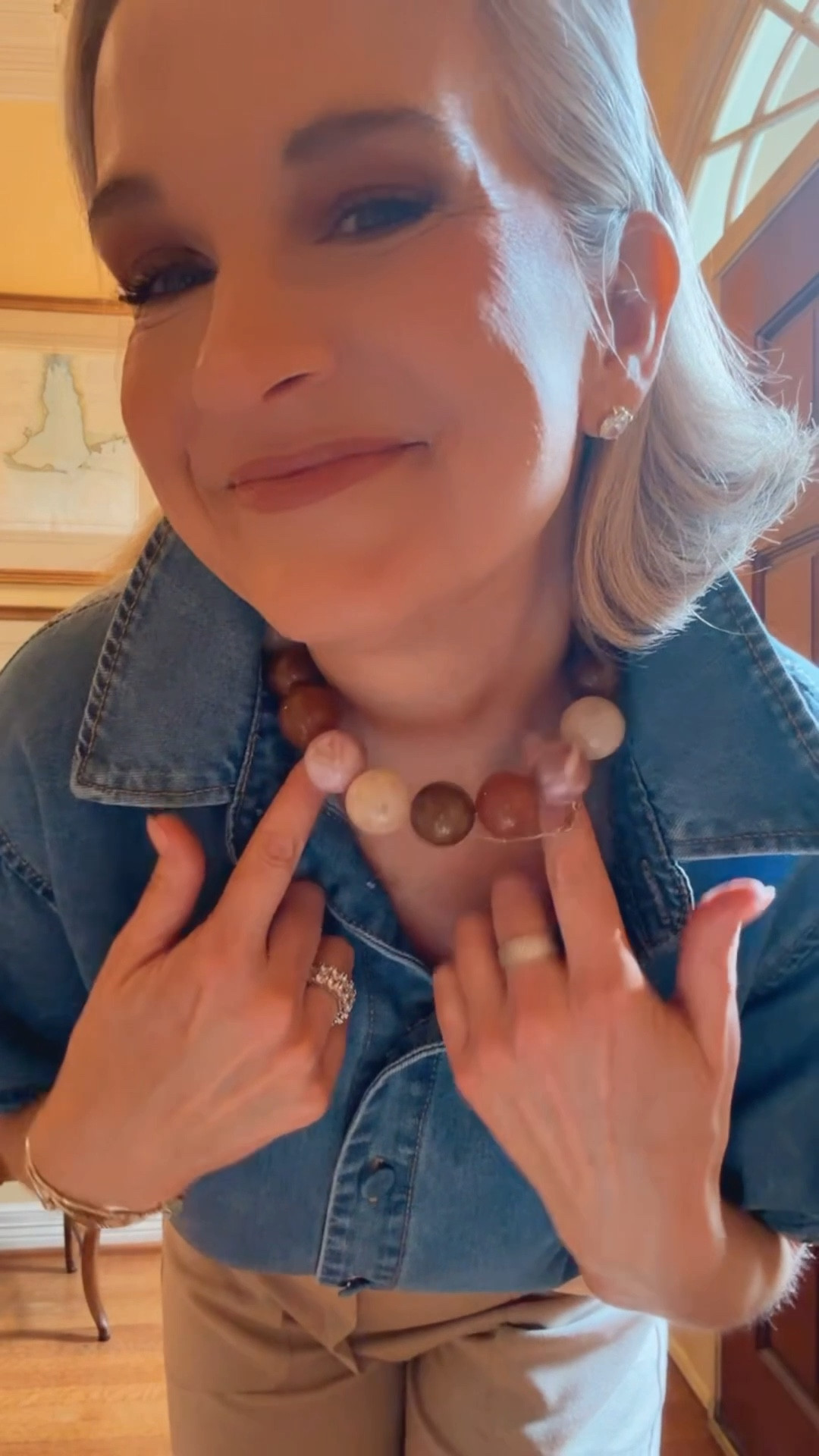 Midlife OOTD to spend the day with my grandbaby🤍

Amazon, Steve Madden, denim puff sleeve shirt, barrel pants, trending necklace, Baublebar, bead necklace, casual chic, over 50

#LTKgrwm #LTKOver40 #LTKootd