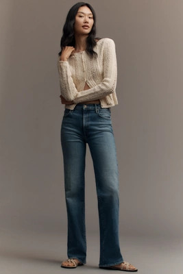 MOTHER The Kick It High-Rise Straight-Leg Jeans | Anthropologie (US)
