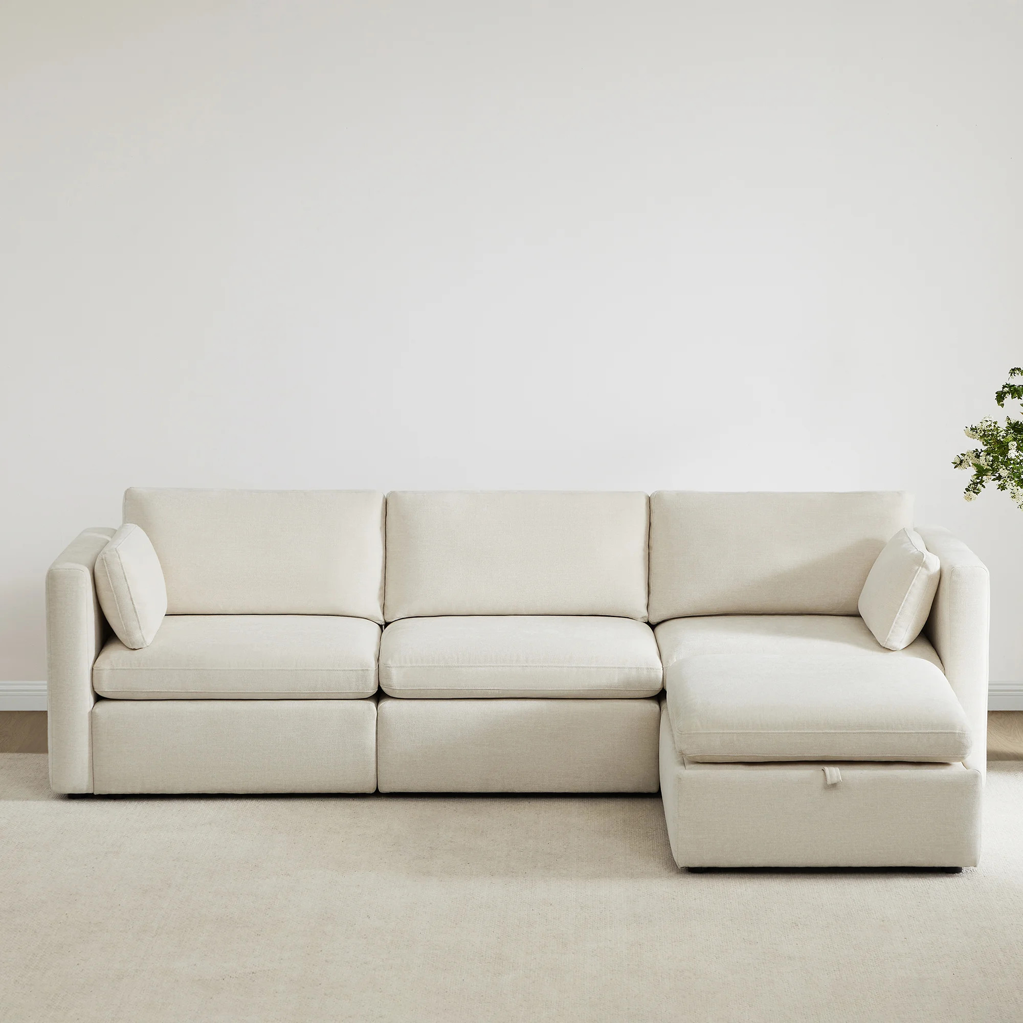 Winfree 4- Piece 112.6" Upholstered Sectional | Wayfair North America