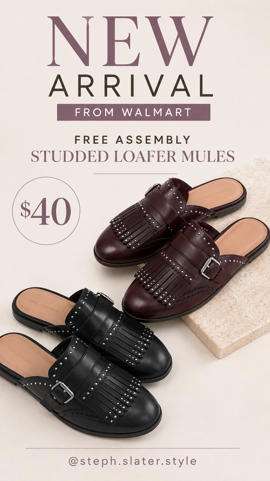 These loafers are the cutest. I love the studded details.