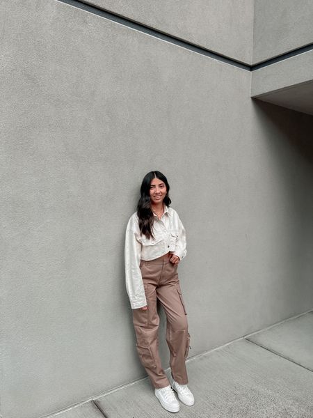 cargo pants outfit ✨
H&M new arrivals, casual style, spring outfits

#LTKstyletip #LTKunder50