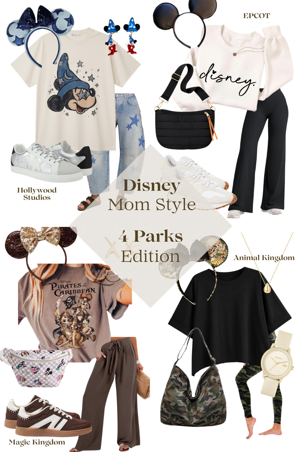 ✨ 4 Disney World parks, 4 outfit ideas! 🏰🎬🌐🌿 Whether you’re strolling down Main Street, exploring Galaxy’s Edge, snacking around EPCOT, or heading out on an adventure at Animal Kingdom, these looks are all about bringing a little Disney magic to your park style! From Sorcerer Mickey tees and star-print denim to classic Disney sweatshirts and trendy camo accessories, there’s something for every Disney-loving girl. 💕 The best part? These outfits are cute, comfortable, and easy to mix and match for your next vacation!

🛍️ Shop all 4 outfits here on LTK! Save this post for your next Disney trip and follow along for more Disney outfit inspo, affordable finds, and park-ready style!

#DisneyWorldOutfits #DisneyStyle #DisneyMomStyle #DisneyOutfitIdeas #MagicKingdomOutfit #HollywoodStudiosOutfit #EPCOTOutfit #AnimalKingdomOutfit #DisneyVacationStyle #LTKDisney 

 #LTKootd #LTKmomlife #LTKTravel