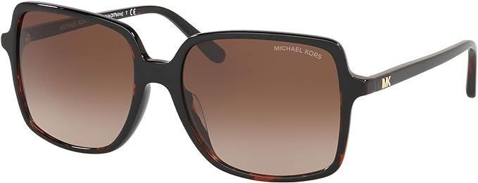 Michael Kors MK2098U 378113 Brown Tortoise Isle Of Palms Square Sunglasses Lens, Db127.18 New New... | Amazon (US)