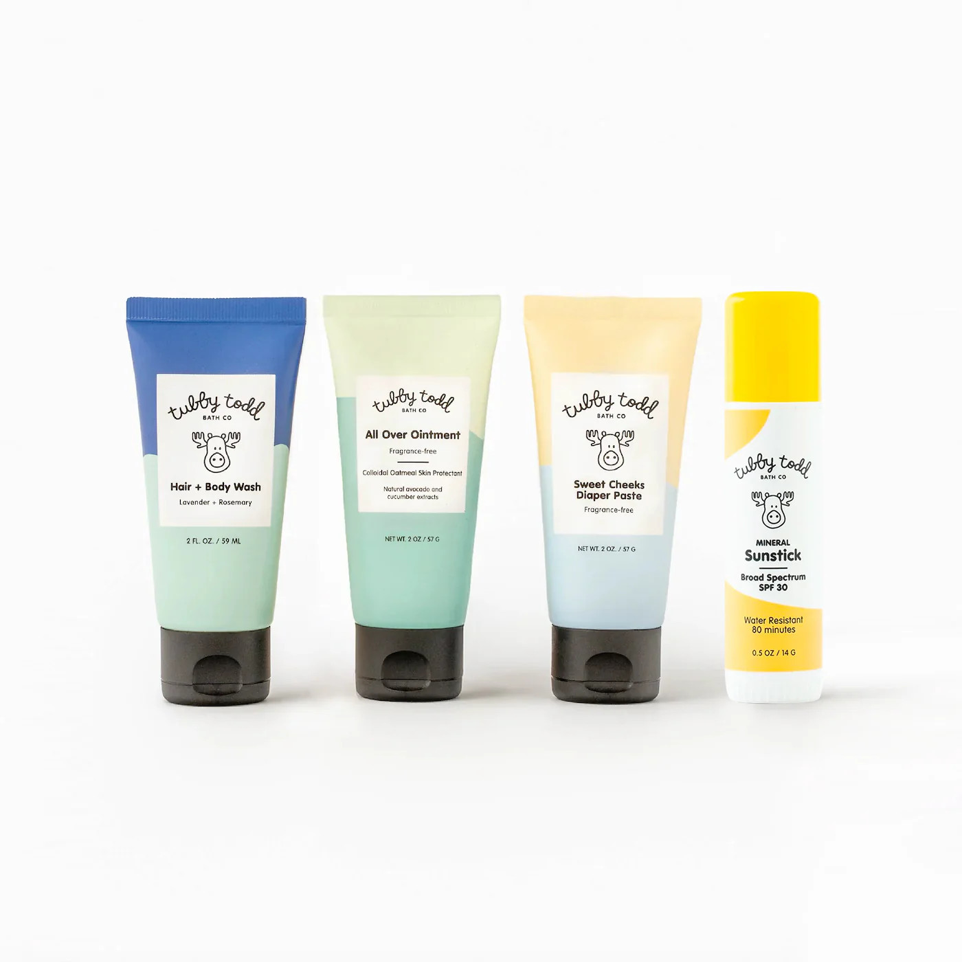 The Travel Kit - Scent / Scented w/o bag | Tubby Todd Bath Co.