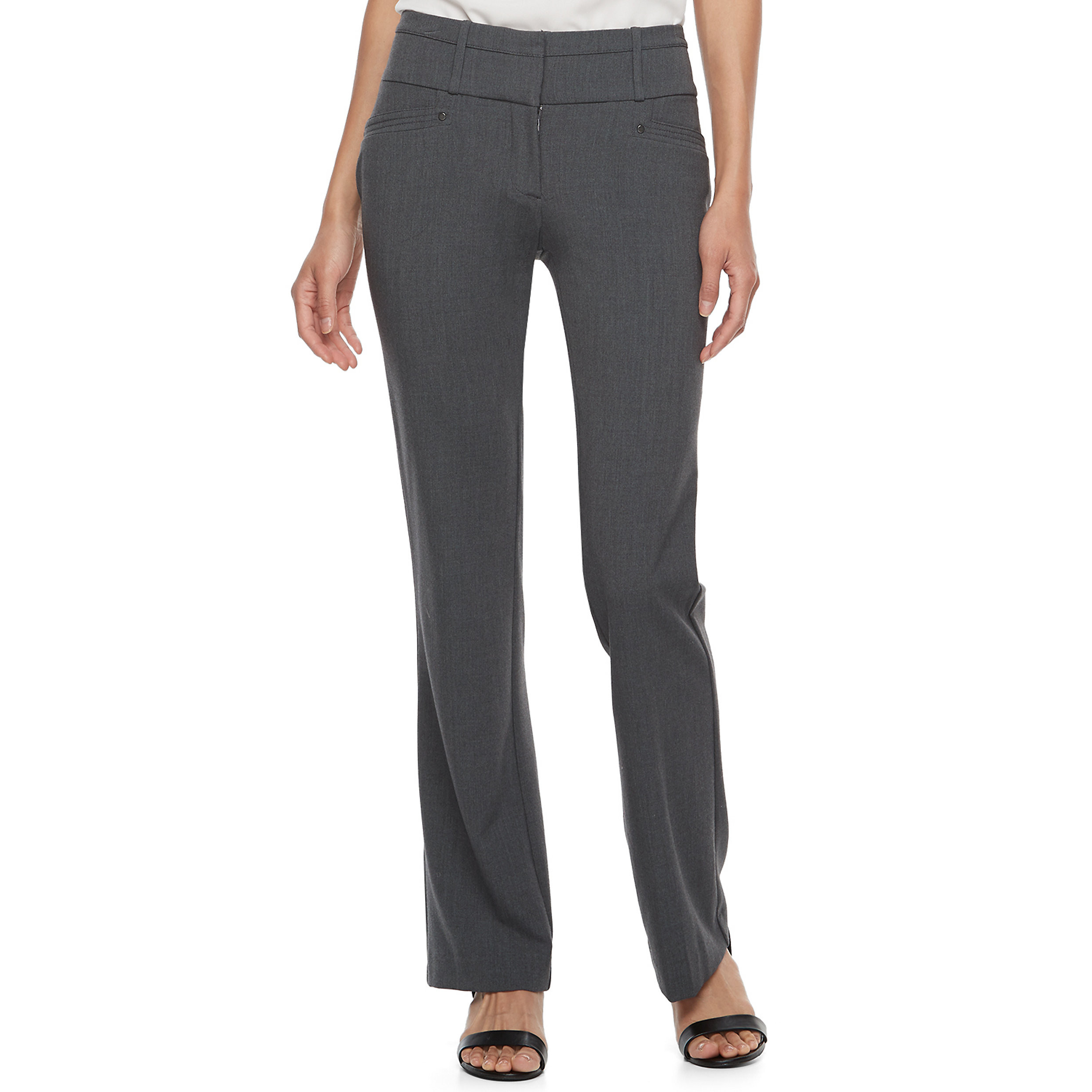 Juniors' Candie's® Marilyn Midrise Bootcut Pants | Kohl's