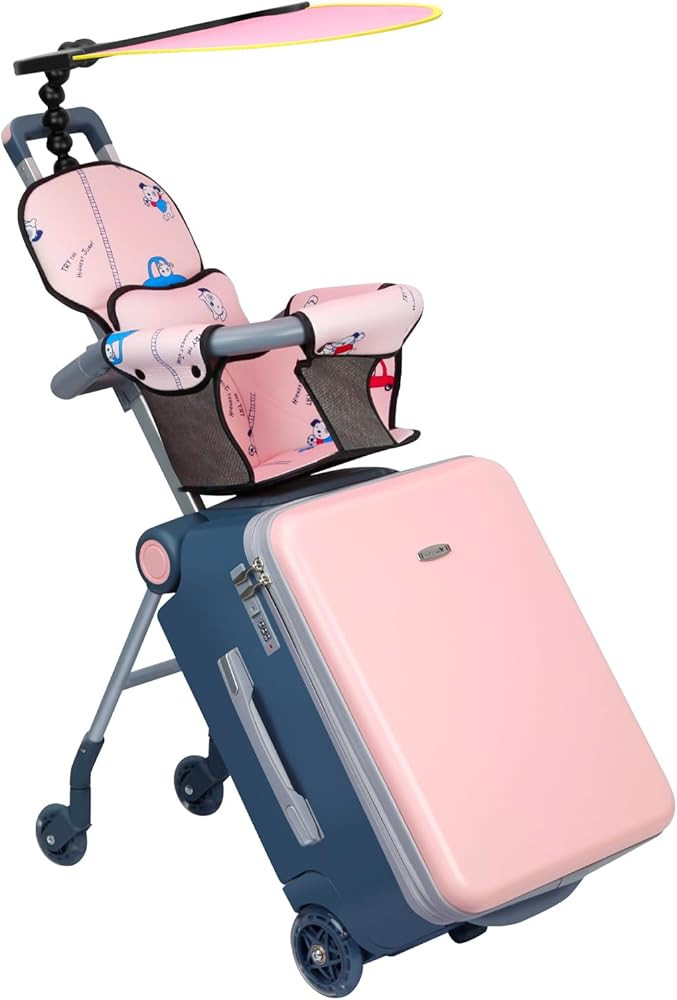 LemoHome Expandable Luggage with Spinner Wheels,Large Suitcases with Child Seat Design,Hard Lugga... | Amazon (US)