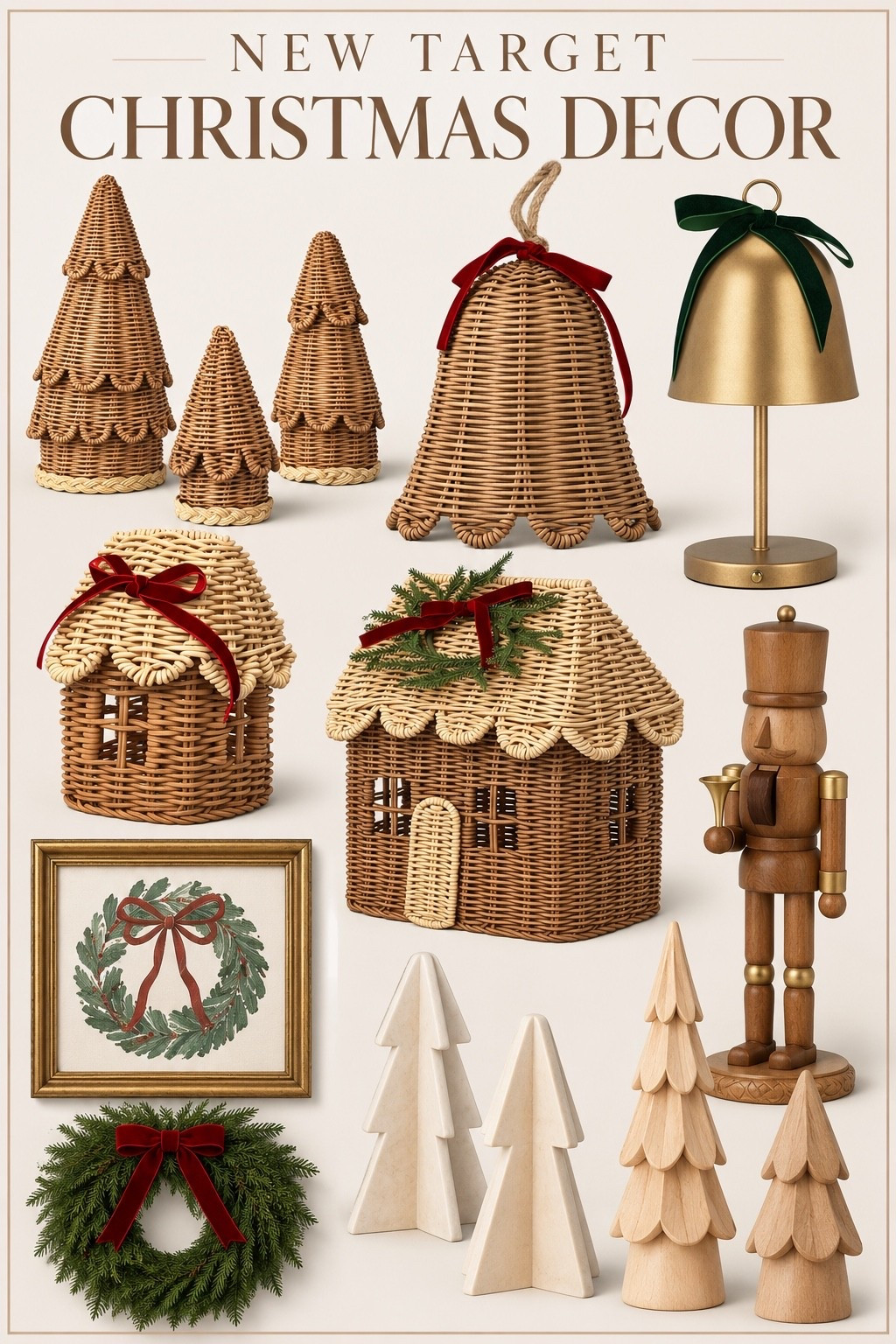 New Christmas decor at target 🎄🎅🏼￼
