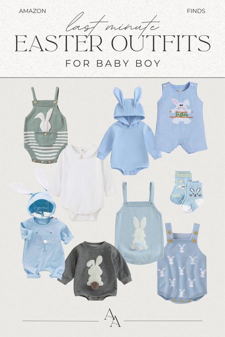 Last minute Easter outfits for baby boy // Amazon finds // baby’s 1st Easter 

#LTKbaby #LTKfindsunder50 #LTKSeasonal