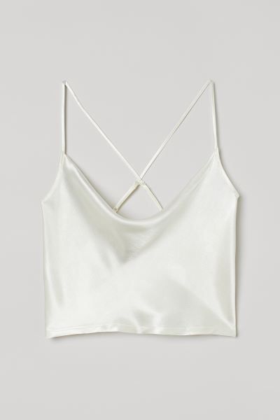 Satin Crop Top | H&M (US)