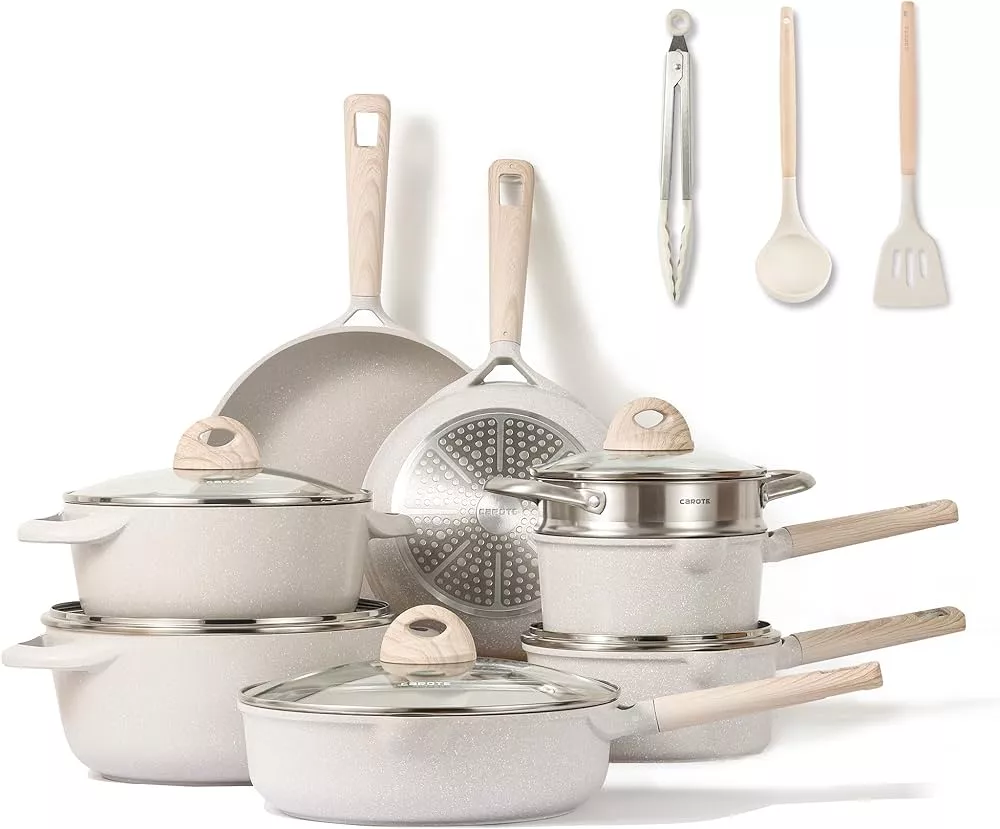 CAROTE 16pcs Pots and Pans Set, … curated on LTK