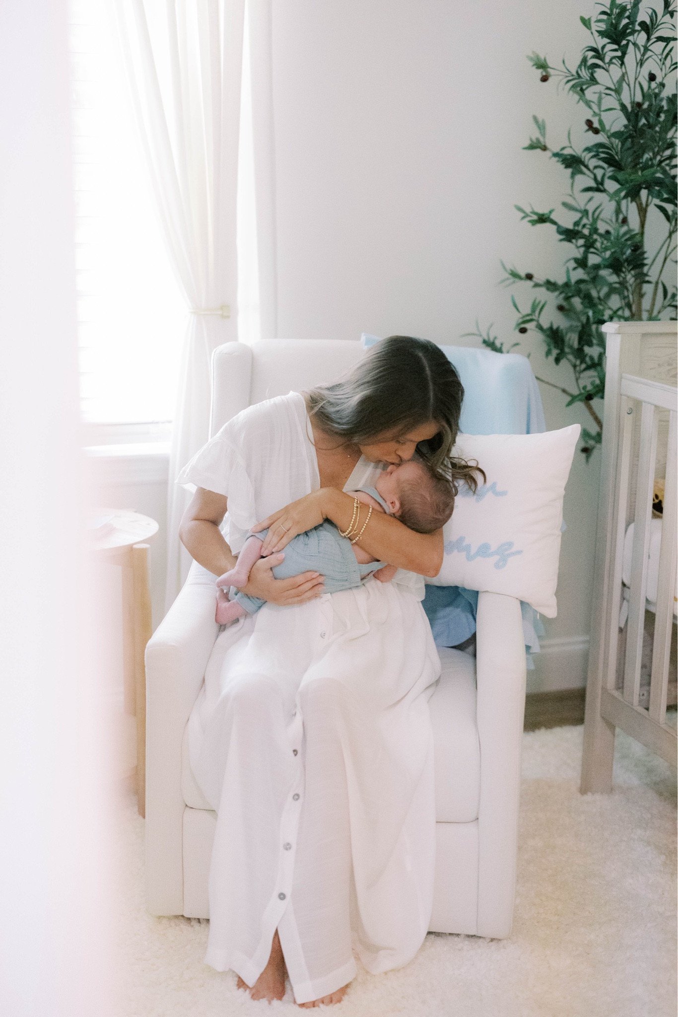 Baby boy nursery // neutral nursery // glider // rocker // boy mom 

#LTKhome #LTKbaby #LTKfamily