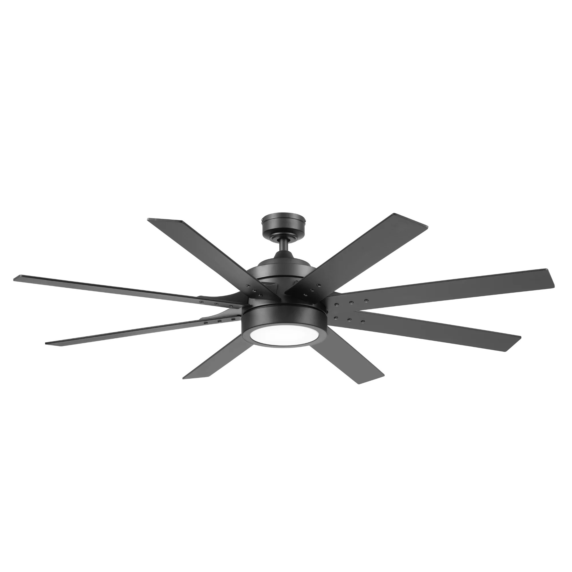 Better Homes & Gardens 62" Black Indoor Ceiling Fan with Color Changing Light, 8 Blades, Remote C... | Walmart (US)