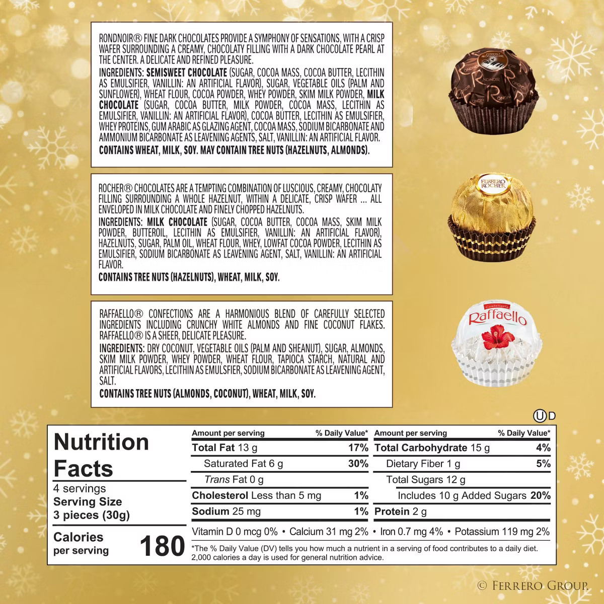 Ferrero Collection Chocolate Christmas Box - 4.6oz/12ct | Target