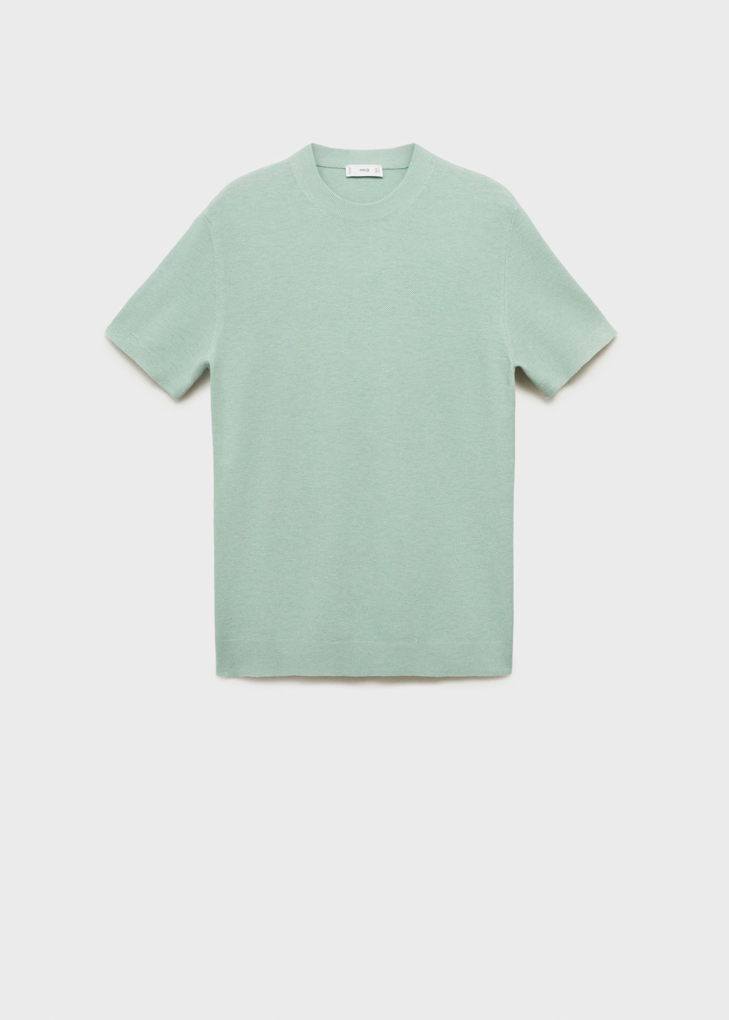 T-shirt maille fine coton - Homme | MANGO France métropolitaine | Mango EU