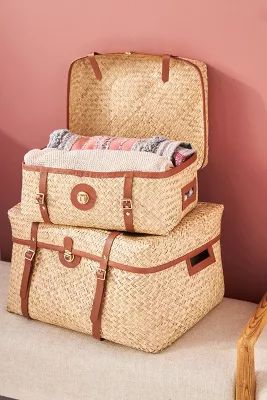 Yana Valise Storage Bin | Anthropologie (US)