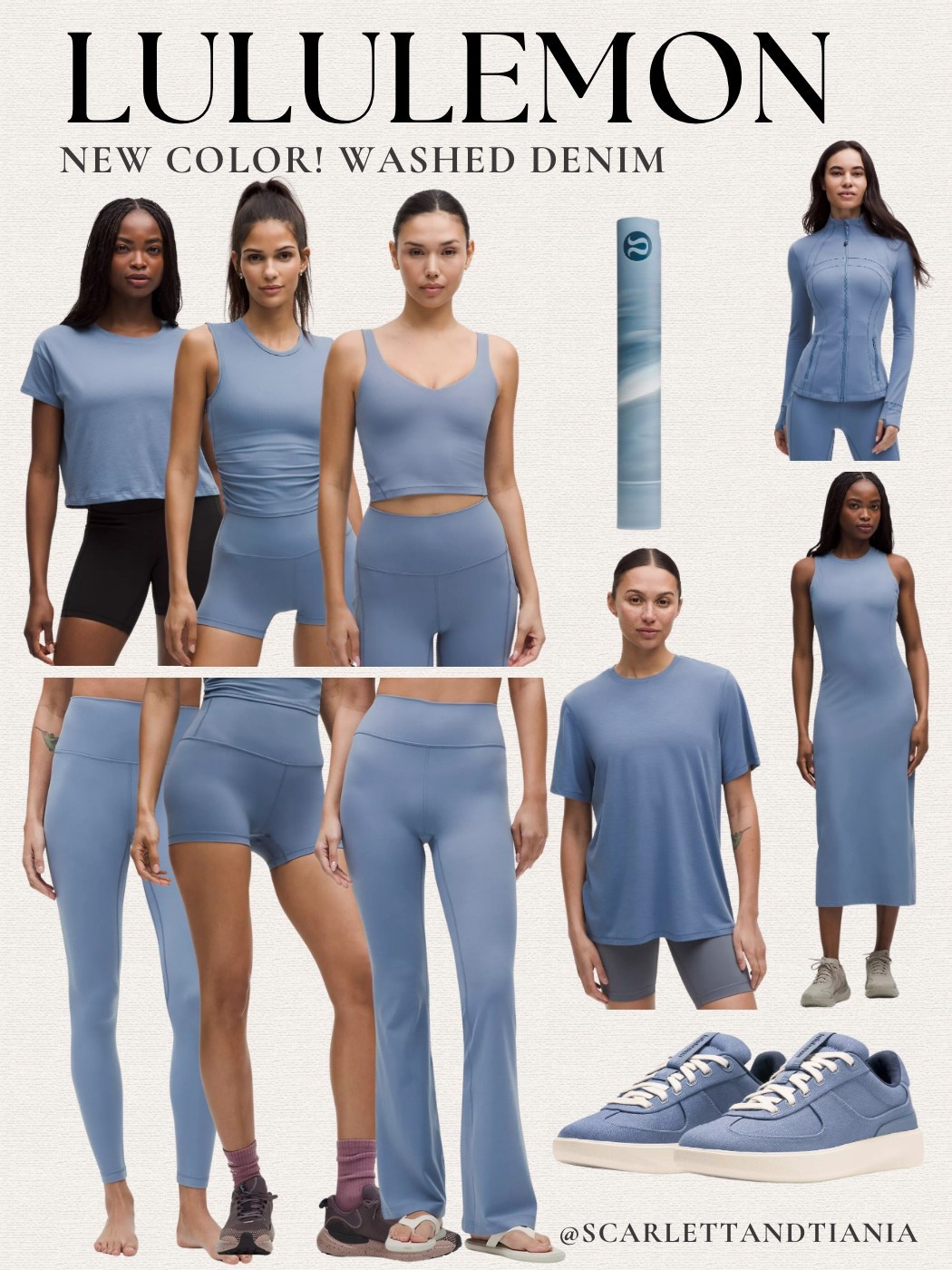 New LULULEMON color drop! Washed Denim! 

Athletic// athleisure // Lululemon // women’s fashion // girls fashion // spring 2025 // new 

#LTKFindsUnder100 #LTKStyleTip #LTKActive