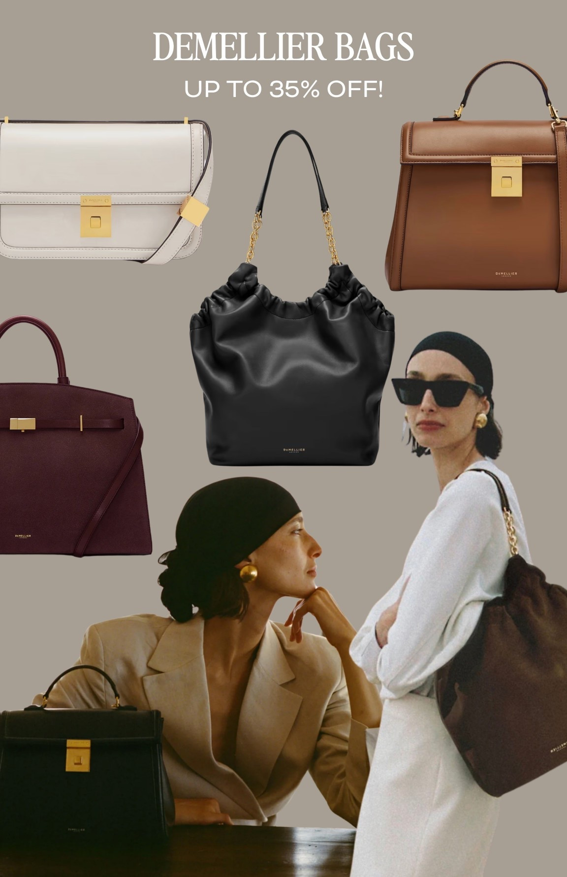 Up to 35% off Demellier Bags 🤍

#LTKbag #LTKsale #LTKuk