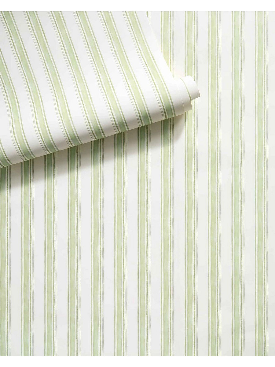 Acadia Stripe Wallpaper | Serena and Lily