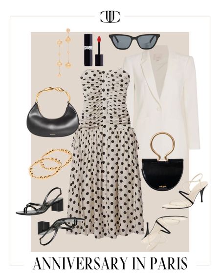Let’s take a trip! Here are you reader request destination outfits.  Can someone take me with you? These trips sounds amazing!

Travel outfit, strapless dress, polka-a-dot dress, blazer, summer outfit, spring outfit, sunglasses, lipstick 

#LTKtravel #LTKstyletip #LTKover40