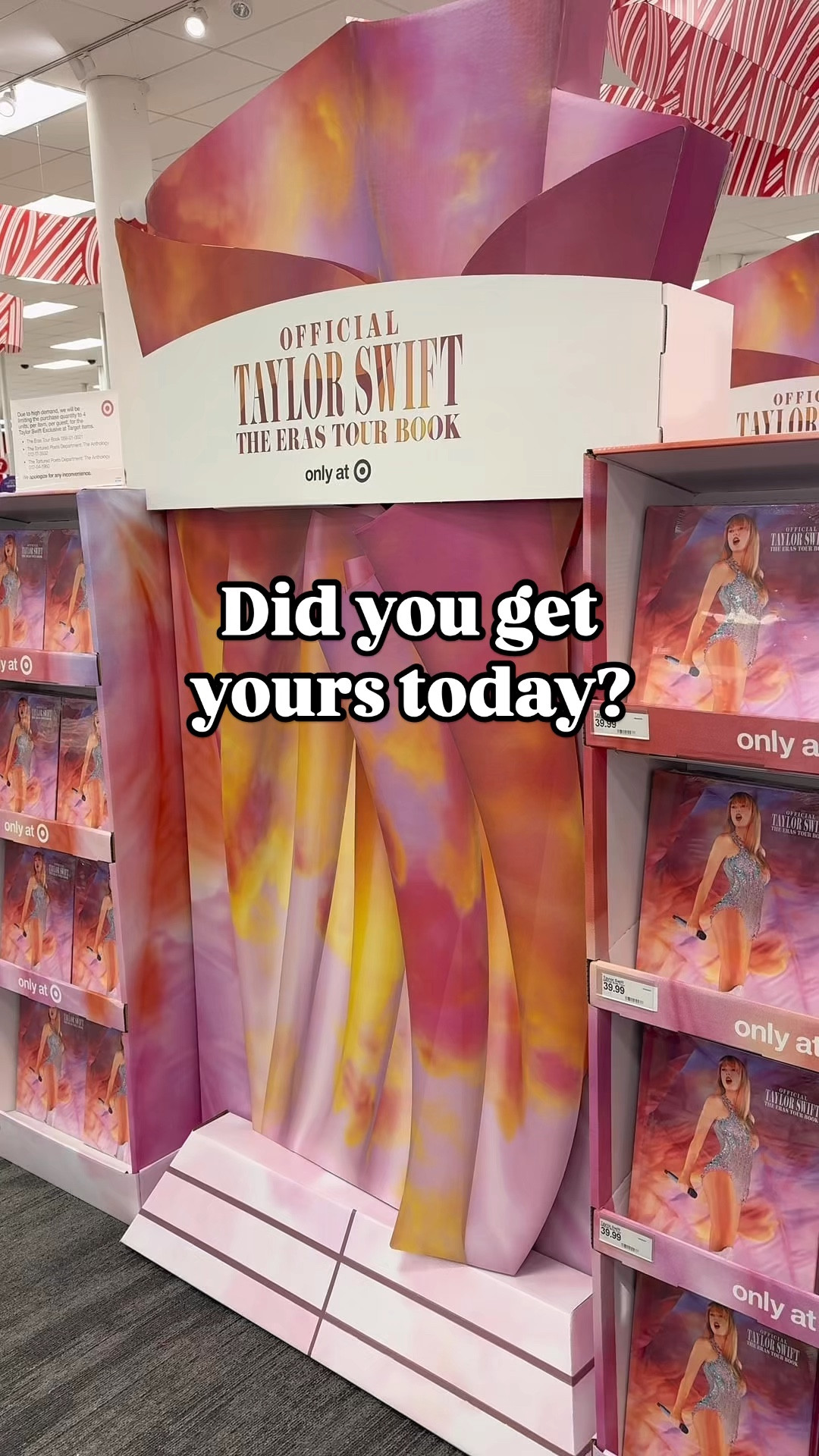 I can't even remember the last time I woke up early for Black Friday shopping, but today I was up and in line to grab the Eras Tour book and vinyl for my daughter. If you have a Swiftie on your holiday shopping list, this is the perfect gift! ✨ These items just hit stores today and will be available online tomorrow.