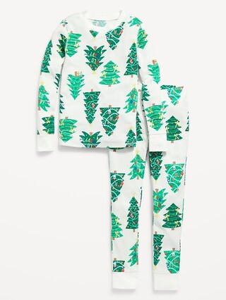 Gender-Neutral Matching Snug-Fit Holiday Pajama Set for Kids | Old Navy (US)