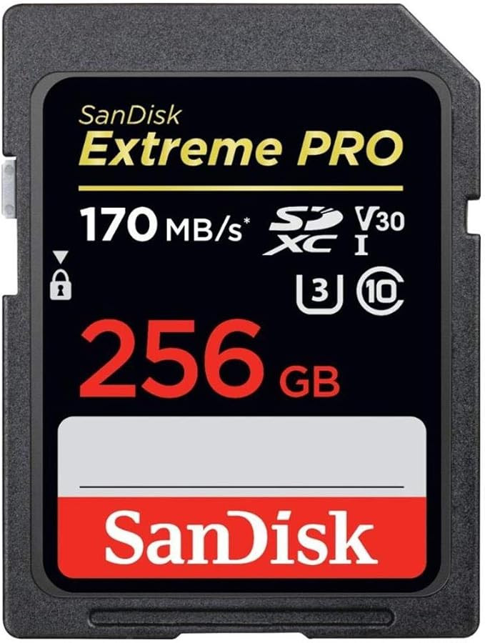 [Older Version] SanDisk 256GB Extreme PRO SDXC UHS-I Card - C10, U3, V30, 4K UHD, SD Card - SDSDX... | Amazon (US)