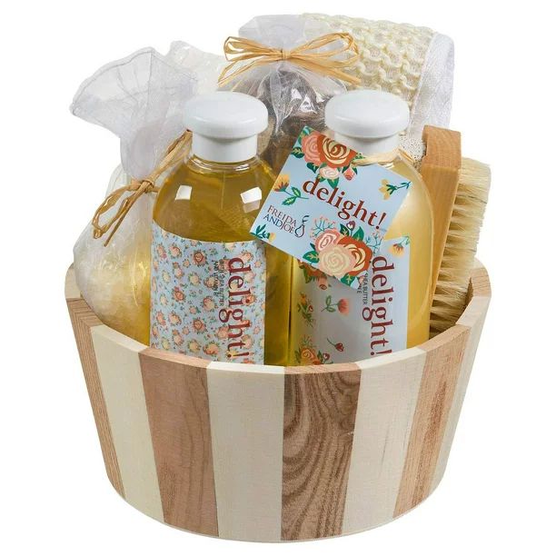 Freida & Joe Floral Bath and Spa Gift Set with Reflexology Kit | Walmart (US)