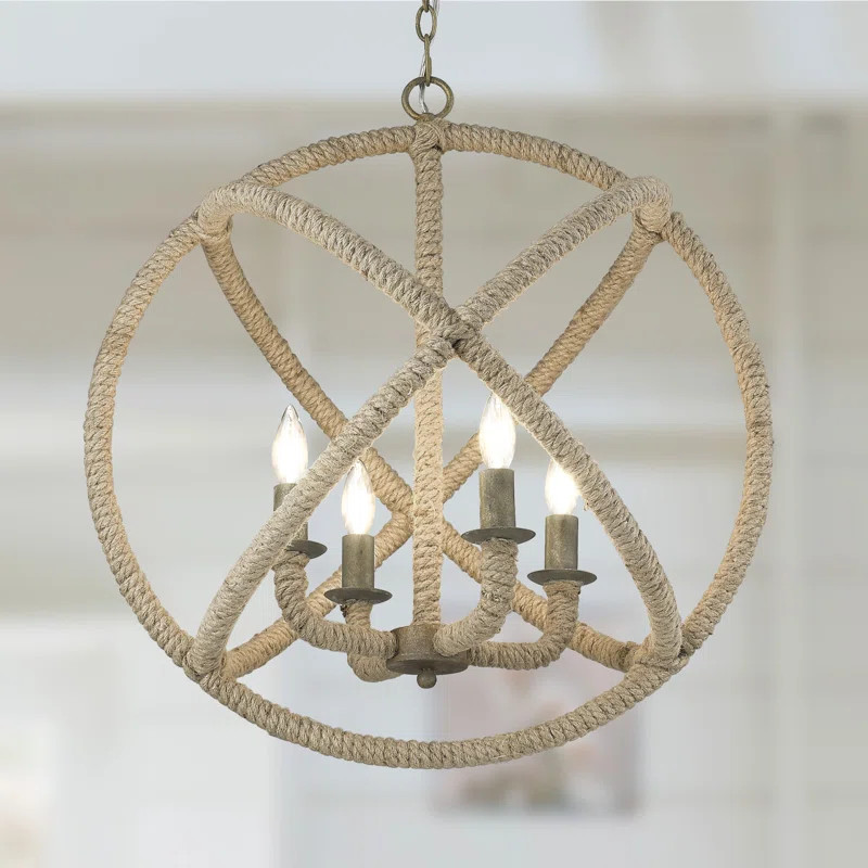 Delphinia 4 - Light Dimmable Chandelier | Wayfair North America