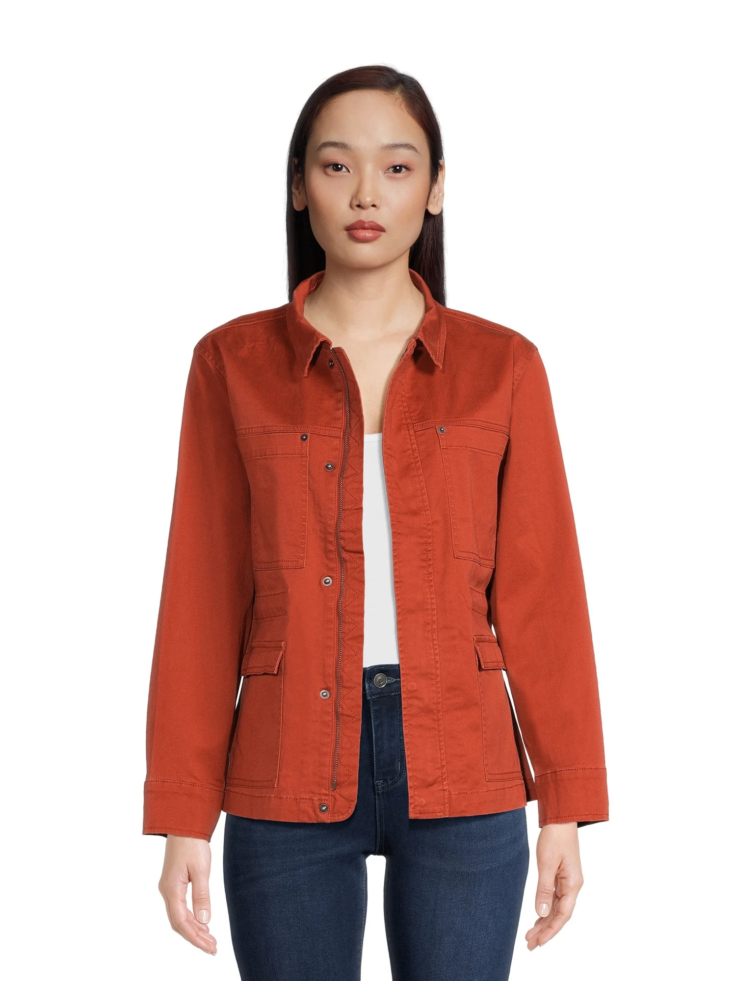 Time and Tru Women's Field Jacket, Sizes XS-XXXL | Walmart (US)