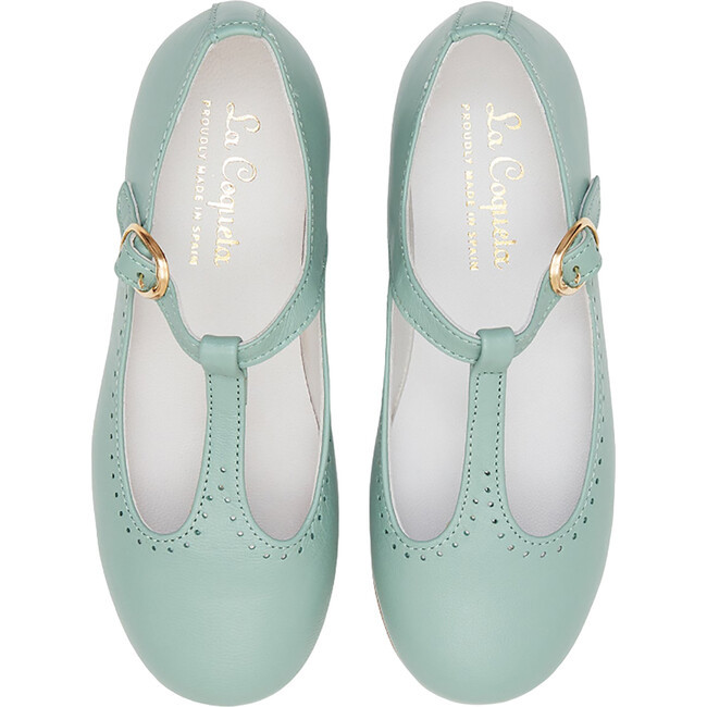 T-Bar Shoes, Pale Green - La Coqueta Shoes | Maisonette | Maisonette