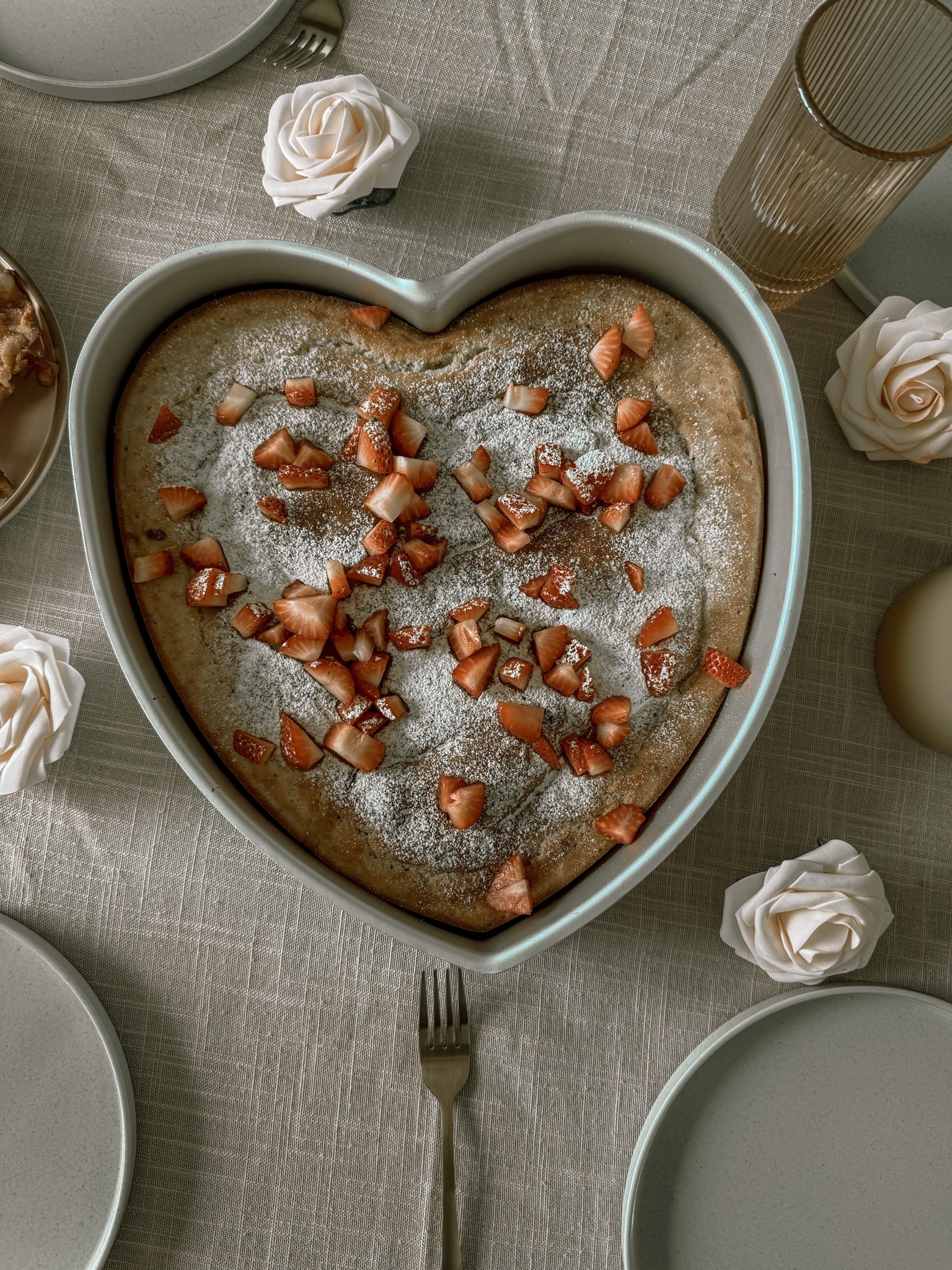 Bake your heart out this Valentine's Day with a giant heart cake pan. Here I made a giant heart pancake for breakfast for my entire family of 5 to have a grab at. #valentines #valentineideas

#LTKParties #LTKSeasonal #LTKHome