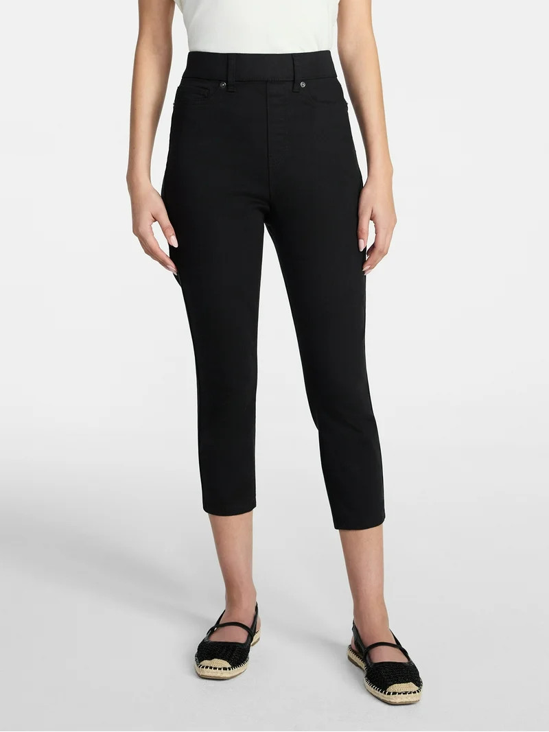 Time and Tru Women's Capri Jeggings, Sizes XS-XXXL | Walmart (US)
