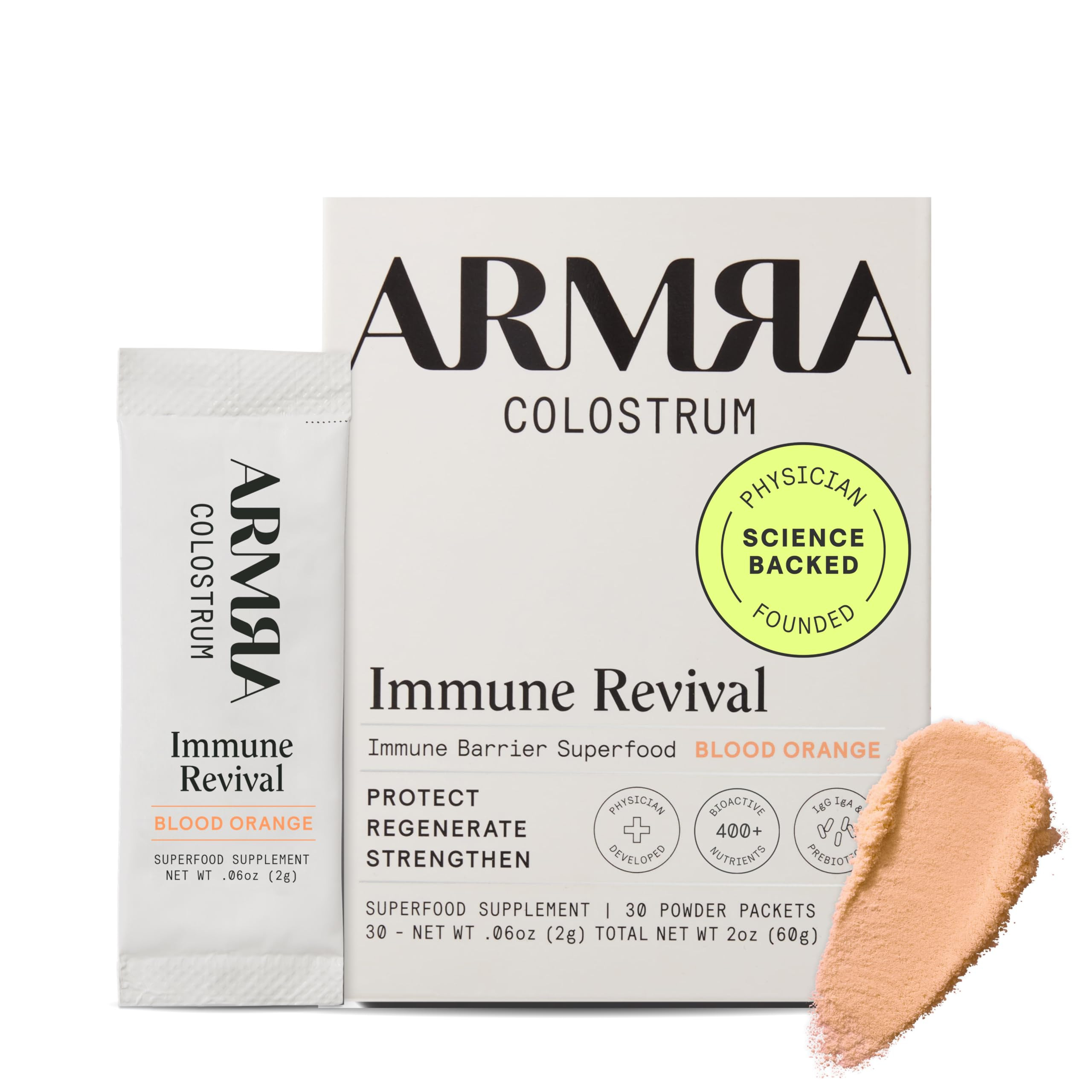 ARMRA Colostrum™ Premium Powder, Grass Fed, Gut Health Bloating Immunity Skin & Hair, Contains ... | Amazon (US)