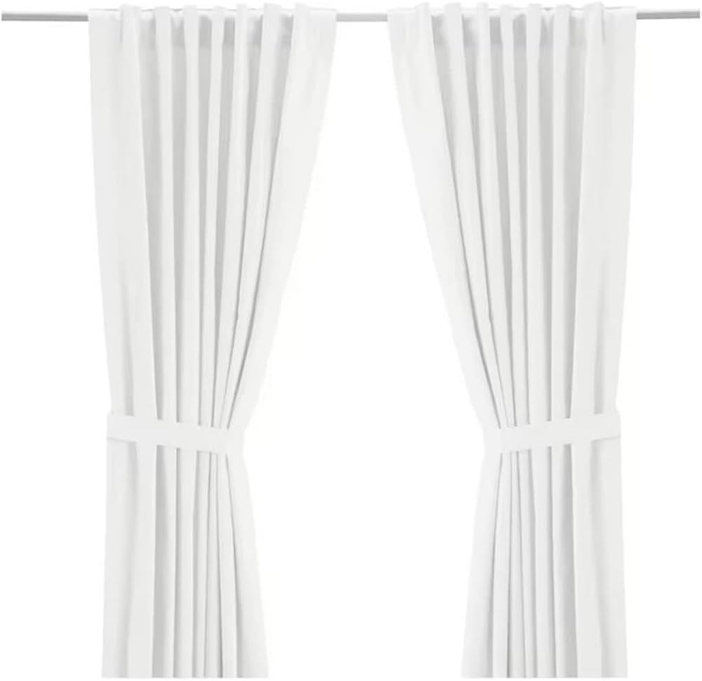 IKEA Ritva White Curtain Set - Size: 57 x 98 (1, White) | Amazon (US)