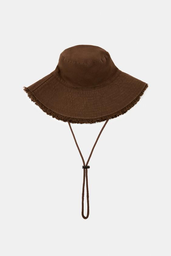 100% COTTON BUCKET HAT | Zara US