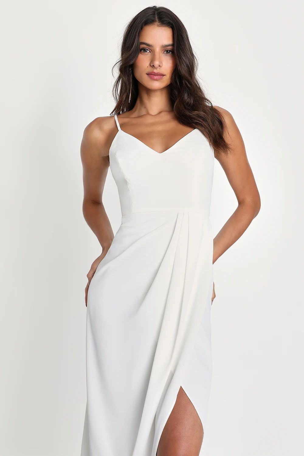 Reinette White Midi Dress | Lulus