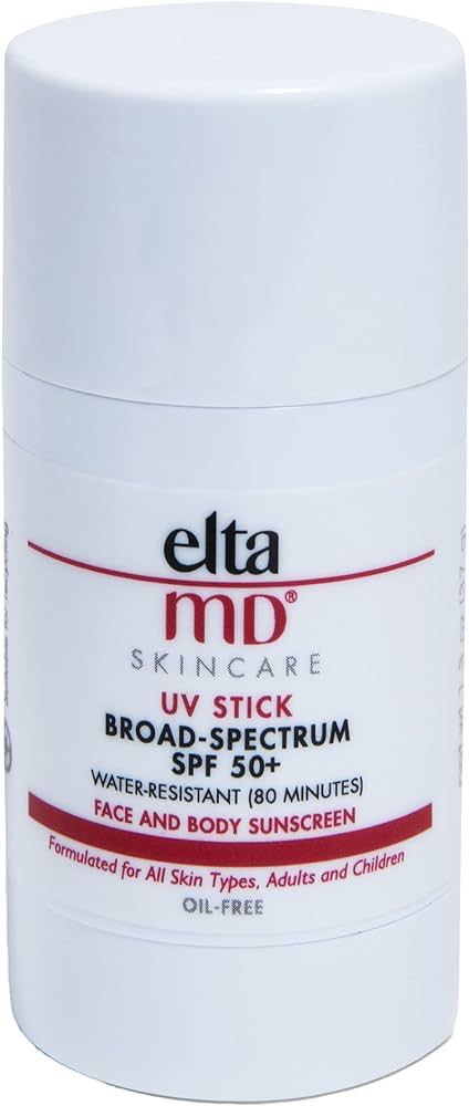 EltaMD UV Stick Face and Body Sunscreen, SPF 50+ Face Stick Sunscreen with Zinc Oxide, Water Resi... | Amazon (US)