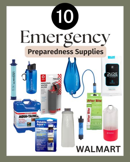 Did you know that you can find emergency preparedness supplies at Walmart? 

I recommend adding one item to your cart each time you shop from Walmart. They have everything from camping stoves to emergency whistles, to freeze-dried meals. 

By using this method of picking up just one preparedness item each time you shop— you will start to build up your supplies without breaking the bank!! 🎉

#LTKfindsunder50 #LTKitbag #LTKtravel