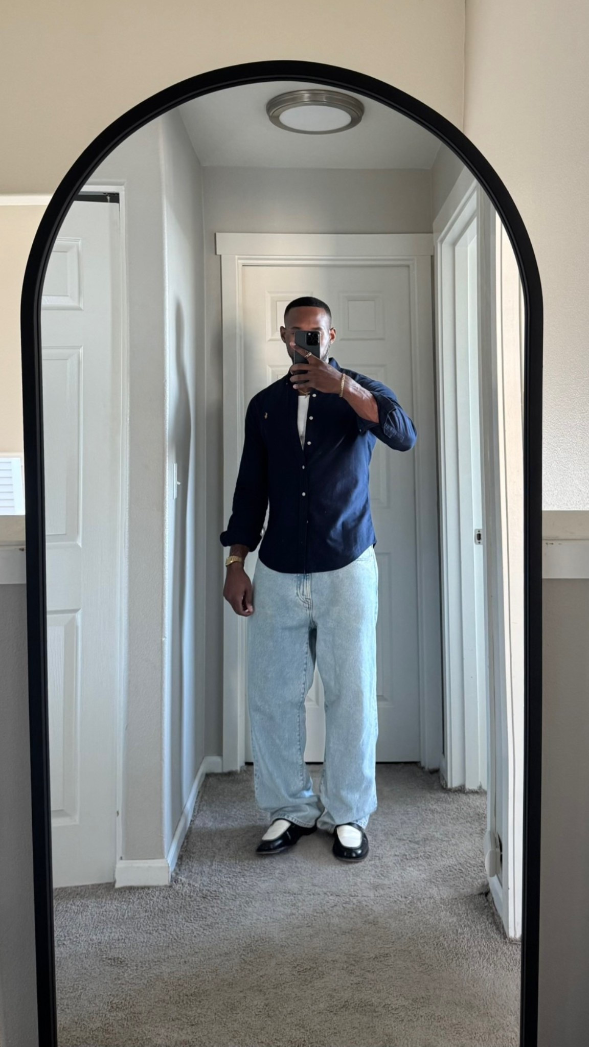 Polished.

#LTKmensfashion #elevatedcasual #smartstyle #cleanfit #mensstyleguide #minimalmenswear #denimlook